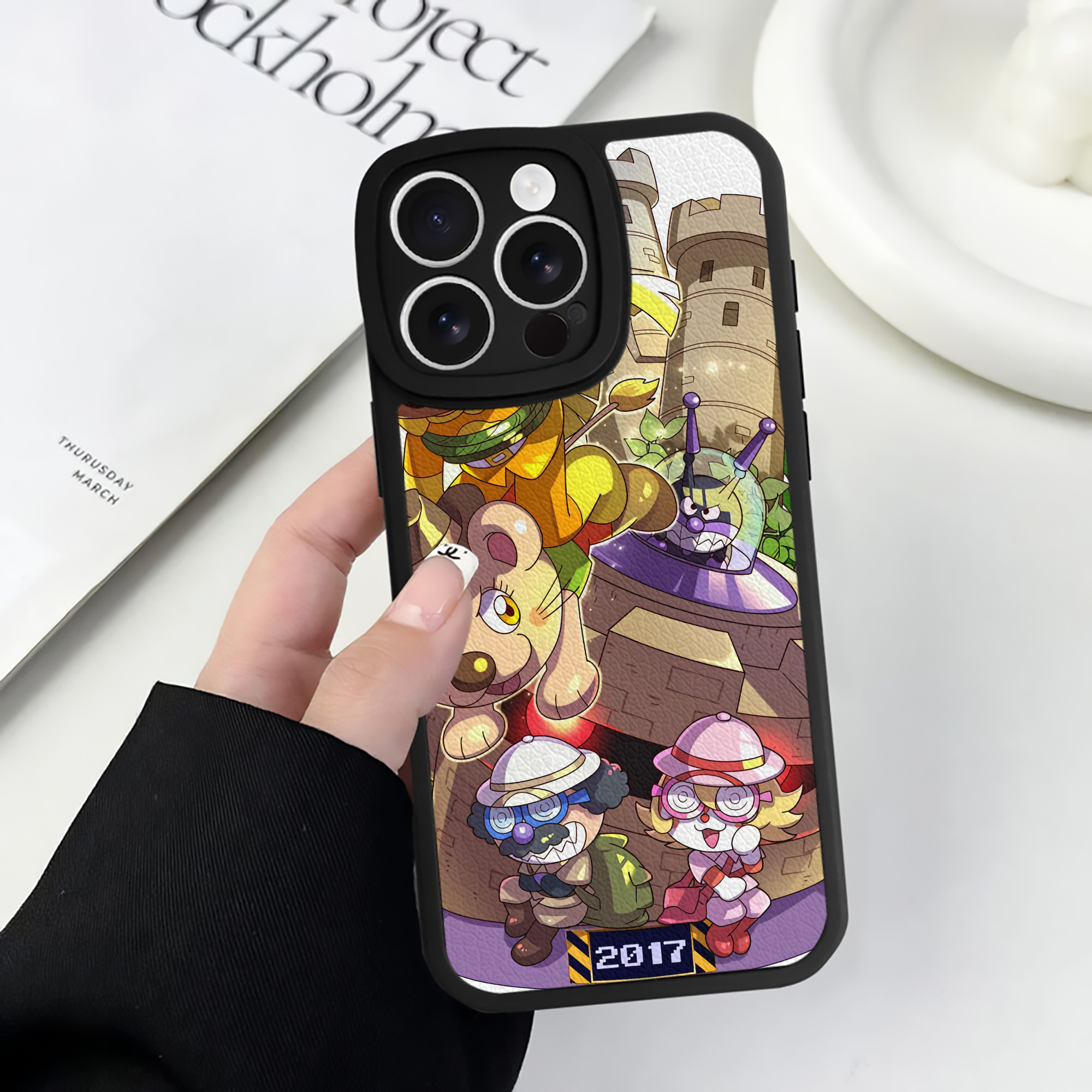 （画像用） アンパンマン Anpanman 【iPhone 16シリーズ対応】シリコンスマホケース（レザー調） 材質：シリコン
